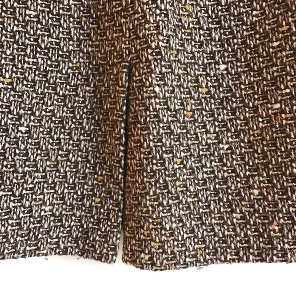 Ann Taylor LOFT brown wool tweed pencil skirt - Picture 8 of 8